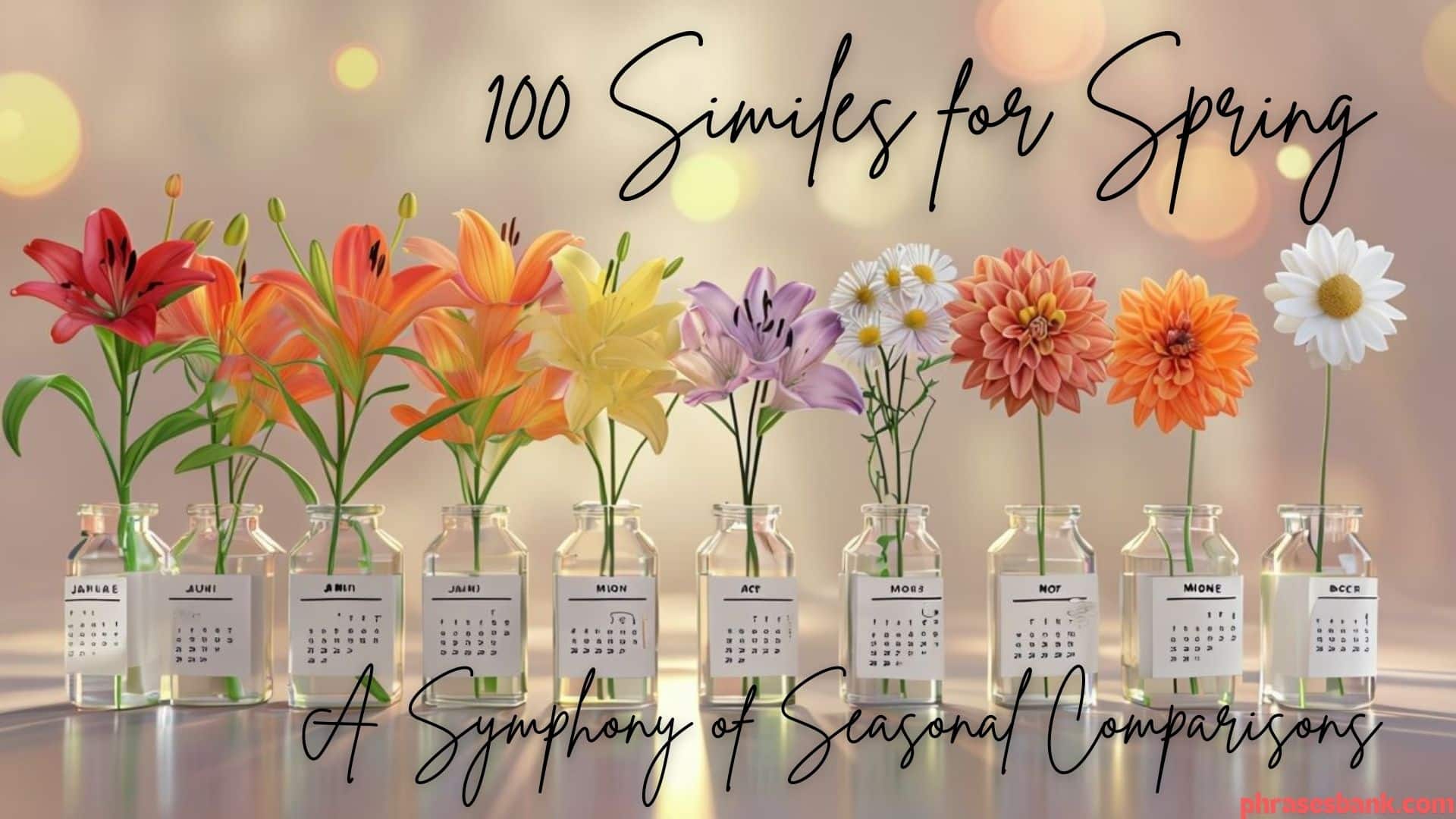 100 Similes for Spring: A Symphony of Seasonal Comparisons - Phrases Bank