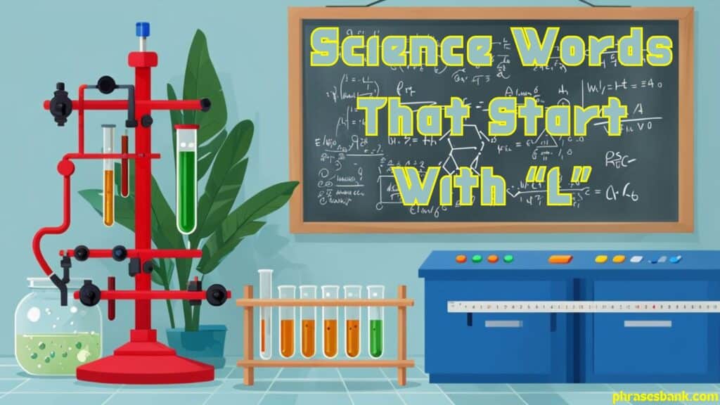 Science Words Staring With L